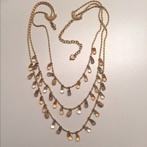 Carolee Vtg 3 Strand Necklace